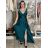 Elegant formal dress with straps for women (S / M ONE SIZE) ITALIAN FASHION IM325100/DUR L / XL Brown