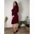 Women's short sleeve dress oversized (L-3XL) POLISH FASHION PMF20013