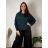 Women's Summer Long Harem Pants (42/44/46 ONE SIZE) ITALIAN FASHION IM424361  žlutá hořčicová