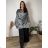 T-shirt long sleeve women (uni M-L) TURKISH MODA TM920008 XL grey