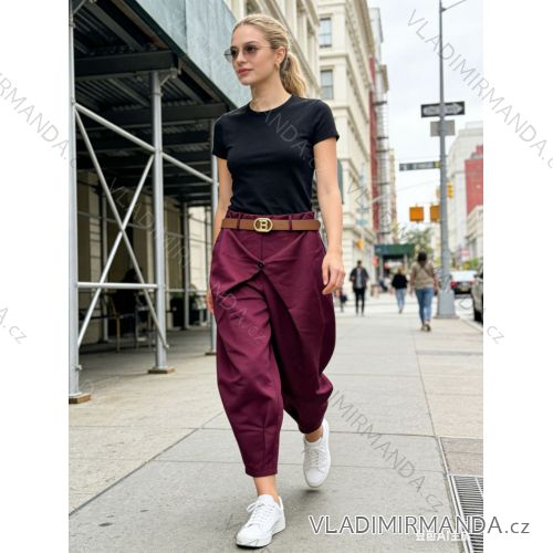 Summer dress oval short sleeve women's oversized (50/52/54 ONE SIZE) ITALIAN FASHION IM425011