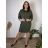 Women's elegant party long sleeve dress (S/M ONE SIZE) ITALIAN FASHION IM322282
