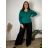 Women's Long Chiffon Short Sleeve Dress (S/M ONE SIZE) ITALIAN FASHION IMWGM23456