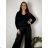 Women's Long Chiffon Short Sleeve Dress (S/M ONE SIZE) ITALIAN FASHION IMWGM23456