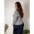 Women's Long Chiffon Short Sleeve Dress (S/M ONE SIZE) ITALIAN FASHION IMWGM23456