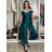 Long formal dress Carmen with straps for women ADELE (M/L/XL ONE SIZE) ITALIAN FASHION IM4251147/DUR