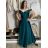Long formal dress Carmen with straps for women ADELE (M/L/XL ONE SIZE) ITALIAN FASHION IM4251147/DUR