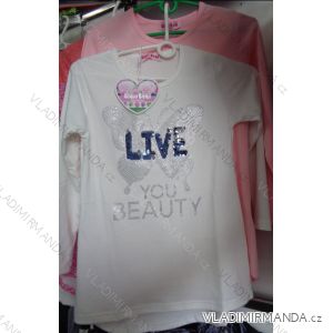 T-shirt long sleeve teen girl (134-164) GLASS BEAR 8P-70881
