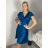 Short Sleeve Shirt Dress women (uni L-2XL) ITALIAN MODA IMS20002