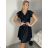 Short Sleeve Shirt Dress women (uni L-2XL) ITALIAN MODA IMS20002