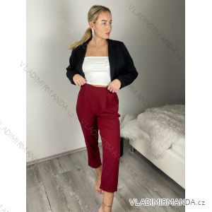 Women's Long Pants With Belt (S/M ONE SIZE) ITALIAN FASHION IMPDY24MDUE24047