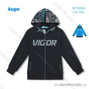 T-shirt with long sleeves children's girls girls (98-128) KUGO JC0720