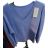 Women's Oversized Knitted Long Sleeve Sweater (S/M ONE SIZE) ITALIAN FASHION IMSN2416125