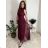 Elegant glittery sleeveless women's formal dress (S/M/L ONE SIZE) ITALIAN FASHION IMPSH2520037