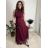 Elegant glittery sleeveless women's formal dress (S/M/L ONE SIZE) ITALIAN FASHION IMPSH2520037