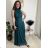 Elegant glittery sleeveless women's formal dress (S/M/L ONE SIZE) ITALIAN FASHION IMPSH2520037