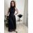 Elegant glittery sleeveless women's formal dress (S/M/L ONE SIZE) ITALIAN FASHION IMPSH2520037