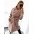 Women's long fleece coat (M / L ONE SIZE) ITALIAN FASHION IMD211105