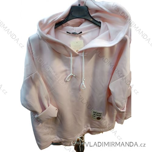 Women's Oversized Knitted Long Sleeve Sweater (S/M ONE SIZE) ITALIAN FASHION IMSN2416125