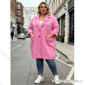 Summer dress oval short sleeve women's oversized (50/52/54 ONE SIZE) ITALIAN FASHION IM425011