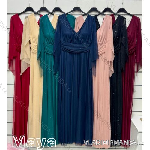 Women's short sleeve summer casual dress (S/M/L ONE SIZE) ITALIAN FASHION IMWGB25022