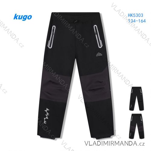 Winter warm-up pants for ski youth girls and boys (134-164) KUGO DK8231