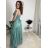 Long glittery strapless party dress for women (S/M/L ONE SIZE) ITALIAN FASHION IMC23480