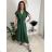 Women's 3/4 long sleeve shirt dress (XS/S/M ONE SIZE) ITALIAN FASHION IMD25030