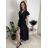 Women's 3/4 long sleeve shirt dress (XS/S/M ONE SIZE) ITALIAN FASHION IMD25030