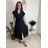 Women's 3/4 long sleeve shirt dress (XS/S/M ONE SIZE) ITALIAN FASHION IMD25030