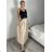 Long elegant trousers with belt for women (S/M/L ONE SIZE) ITALIAN FASHION IMC25434
