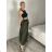 Women's Oversized Knitted Long Sleeve Sweater (S/M ONE SIZE) ITALIAN FASHION IMSN2416125 -   beige -   S / M / L