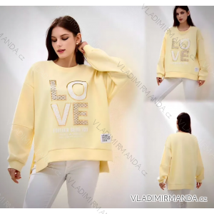 Oversized 3/4 long sleeve tunic for women (S/M ONE SIZE) ITALIAN FASHION IMPLI2501676