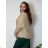 Women's Summer Long Harem Pants (42/44/46 ONE SIZE) ITALIAN FASHION IM424361  žlutá hořčicová