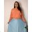 Women's Summer Long Harem Pants (42/44/46 ONE SIZE) ITALIAN FASHION IM424361  žlutá hořčicová