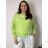 Women's Summer Long Harem Pants (42/44/46 ONE SIZE) ITALIAN FASHION IM424361  žlutá hořčicová