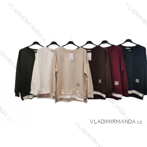 Women's oversized long sleeve sweatshirt (S/M/L ONE SIZE) ITALIAN FASHION IMPLI2507219