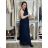 Women's Elegant Sparkly Sequin Sleeveless Dress (S/M ONE SIZE) ITALIAN FASHION IMPSH246883 -   white -   S / M / L