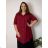 Women's oversized long sleeve shirt (52/54/56 ONE SIZE) ITALIAN FASHION IMD25139