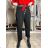 Women's Long Summer Pants with Belt (S/M ONE SIZE) ITALIAN FASHION IMD24080