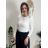 Women's Medium Length Skirt (S/M ONE SIZE) ITALIAN FASHION IMM23HG3154 -   white -   S / M