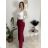 Elegant trousers with belt for women (S/M/L ONE SIZE) ITALIAN FASHION IMD25006