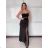 Women's Long Chiffon Short Sleeve Dress (S/M ONE SIZE) ITALIAN FASHION IMWGS231048