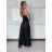 Women's Long Chiffon Short Sleeve Dress (S/M ONE SIZE) ITALIAN FASHION IMWGS231048