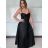 Women's Long Chiffon Short Sleeve Dress (S/M ONE SIZE) ITALIAN FASHION IMWGS231048