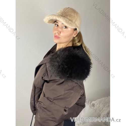 Women's winter hat (ONE SIZE) BEST EMILIE LIS25MZ-538 ONE SIZE beige