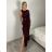 Women's Long Summer Sleeveless Dress (S/M ONE SIZE) ITALIAN FASHION IMPDY22LS16208