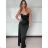Women's Long Chiffon Short Sleeve Dress (S/M ONE SIZE) ITALIAN FASHION IMWGS231048 S / M wine