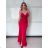 Women's Long Chiffon Short Sleeve Dress (S/M ONE SIZE) ITALIAN FASHION IMWGS231048