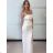 Women's Long Chiffon Short Sleeve Dress (S/M ONE SIZE) ITALIAN FASHION IMWGS231048